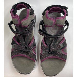 Merrell Vibram Black & Purple Kiva Sandal Women Shoes Size US 10 EUR  41
